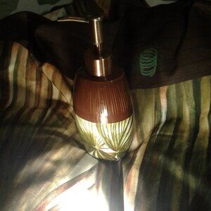 Tropical Palm Leaf Soap/Lotion Dispenser